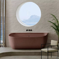 Acquabella Noon Slate Freestanding Bath