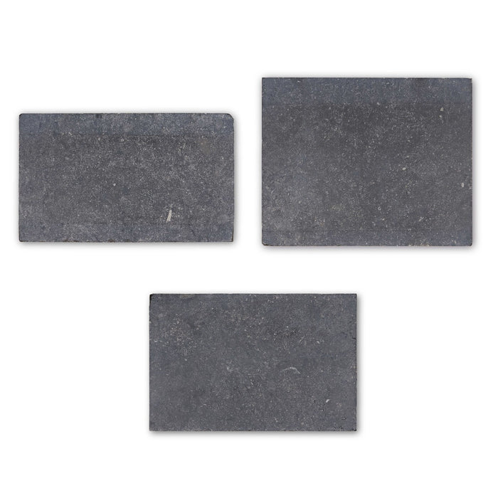 Belgian Bleu Tumbled and Light Pillow Edge, Honed, £209.80 M/2 Decorative Tiles Sale Porcelain Decorative Tiles Fired Earth