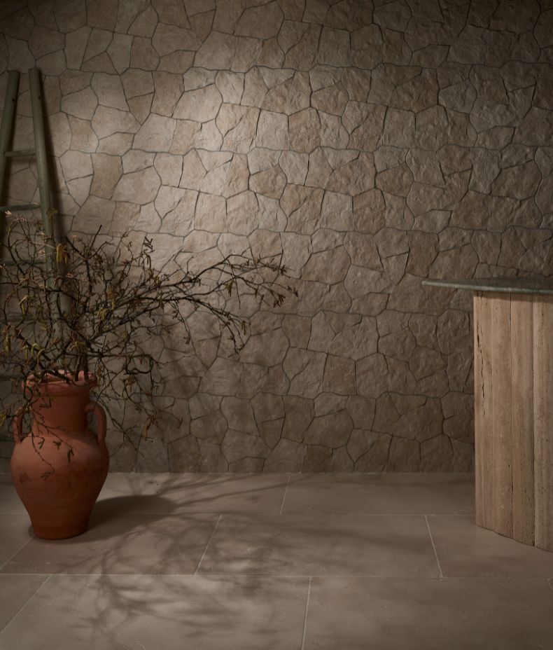 Bergamo Limestone Lightly Seasoned Finish 40x40cm