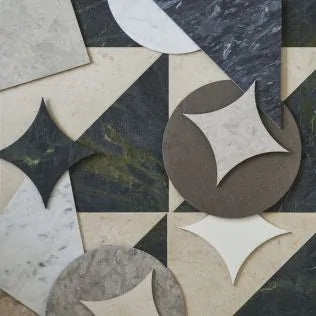 Blends Verde, Circle, £163.31/M2 Decorative Tiles Decorative Tiles Sale Porcelain Decorative Tiles Fired Earth