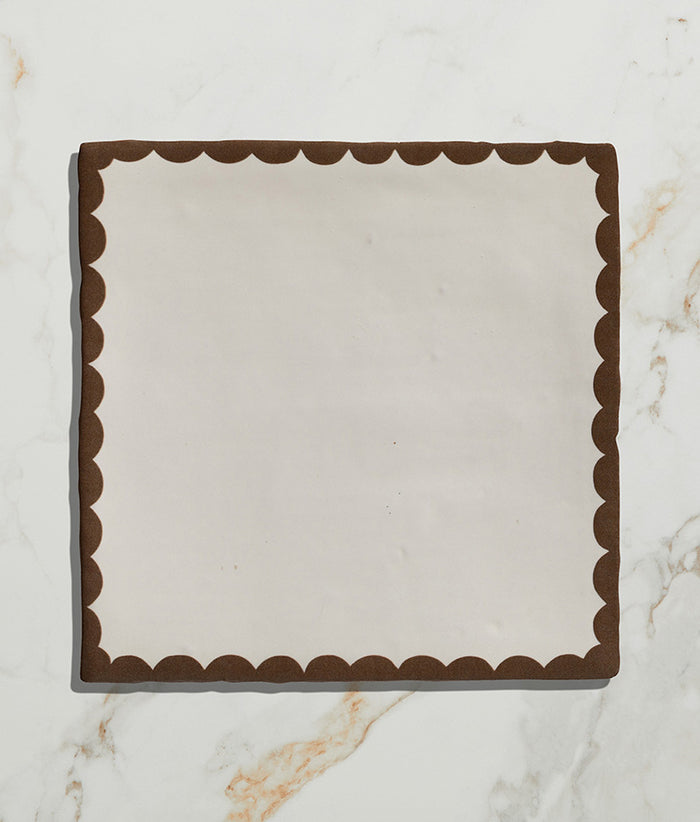 STUDIO Bobbin Ceramic Chocolate 13x13cm Sample