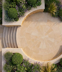 Buscot Limestone Tumbled & Etched Bullnosed Coping 40x100cm