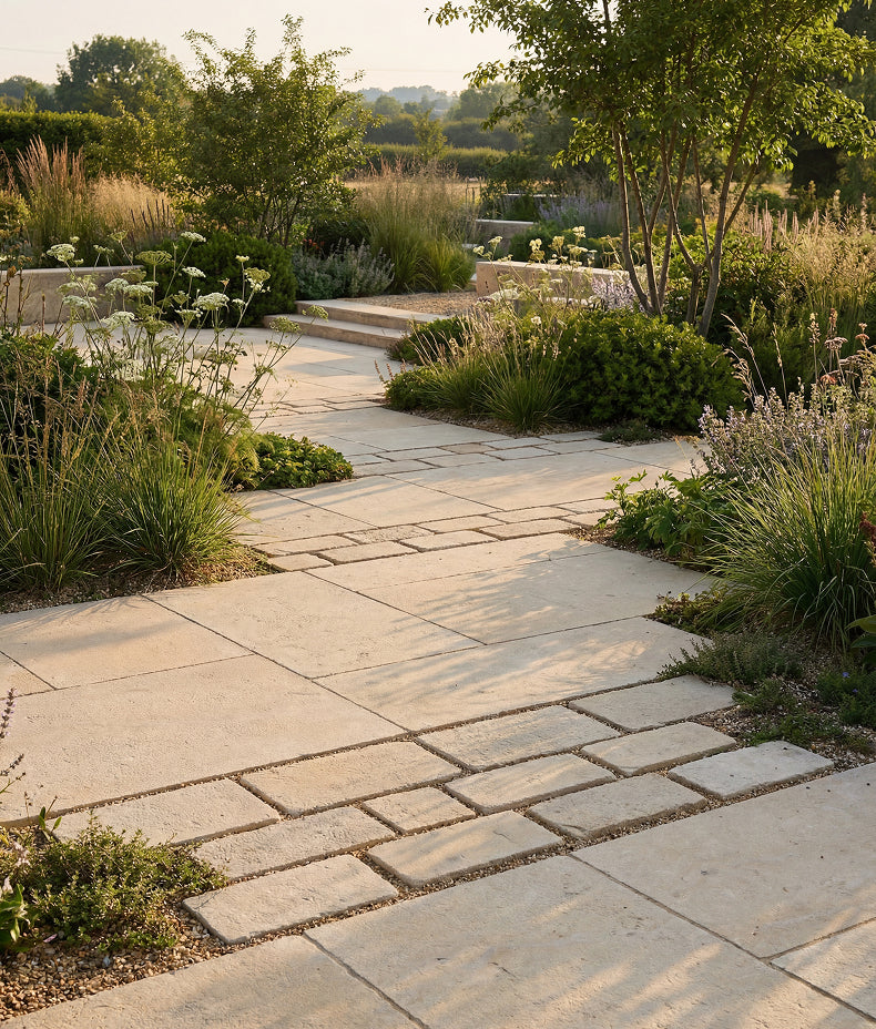 Buscot Limestone Cobbles Tumbled & Etched Finish 20xRandomcm