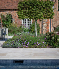 Buscot Limestone Etched Bullnose Coping 40x100cm