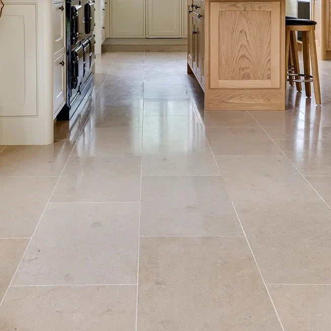 Neranjo Honed Finish Limestone, 2 sizes, from £90.00/ M2 Cream Tile Natural Stone Exterior Tiles Ca Pietra