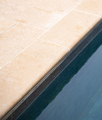 Buscot Limestone Etched Bullnose Coping 40x100cm