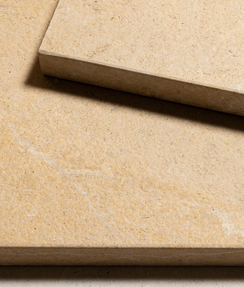 Buscot Limestone Tumbled & Etched Double Pencil Coping 40x100cm