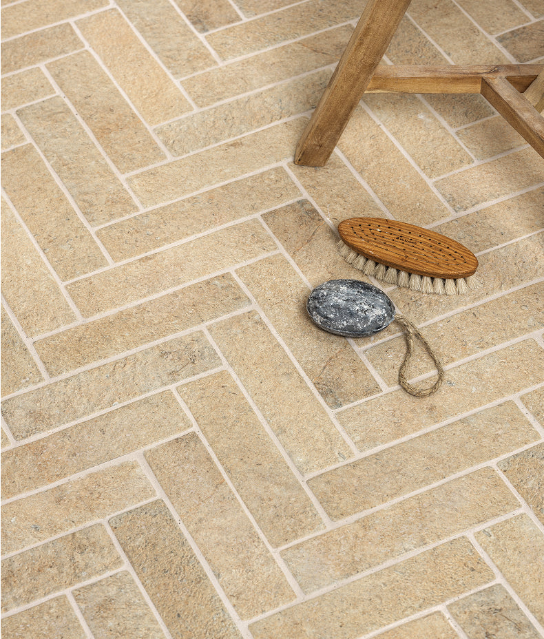 Buscot Porcelain Parquet Textured 6.2x23.5cm Sample