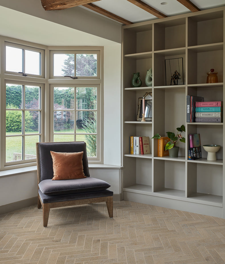 Buscot Porcelain Parquet Textured 6.2x23.5cm Sample