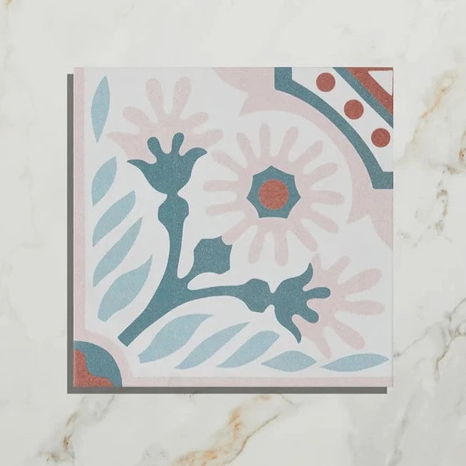 Cabana, Flamingo Tree, £99.30/ M2 Decorative Tiles Green Tile Porcelain Decorative Tiles Ca Pietra