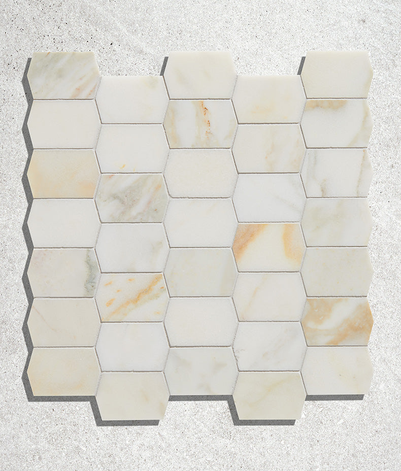 Palazzo Oro Marble Picket Mosaic 30.3cm