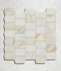 Palazzo Oro Marble Picket Mosaic 30.3cm