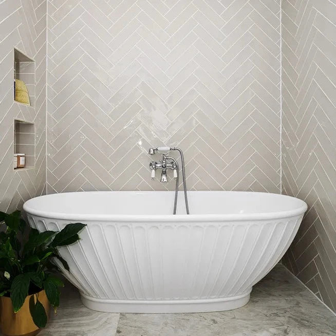 Carter, Ecru, £75.20/ M2 Cream Tile Decorative Tiles Ca Pietra