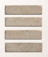 Castilan Limestone Klinkers Tumbled 5x20cm Sample