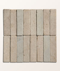 Castilan Limestone Klinkers Tumbled 5x20cm Sample