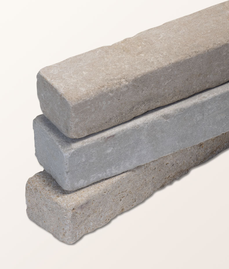 Castilan Limestone Klinkers Tumbled 5x20cm Sample