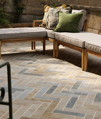 Castilan Limestone Parquet Tumbled 7.5x30cm