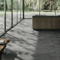 City, 3 sizes, Grey, from £48.03/ M2 casa Concrete & Cement Effect Porcelain Tiles Grey Tile Blackman Rowe