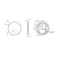 Cleo Round Mirror 50cm