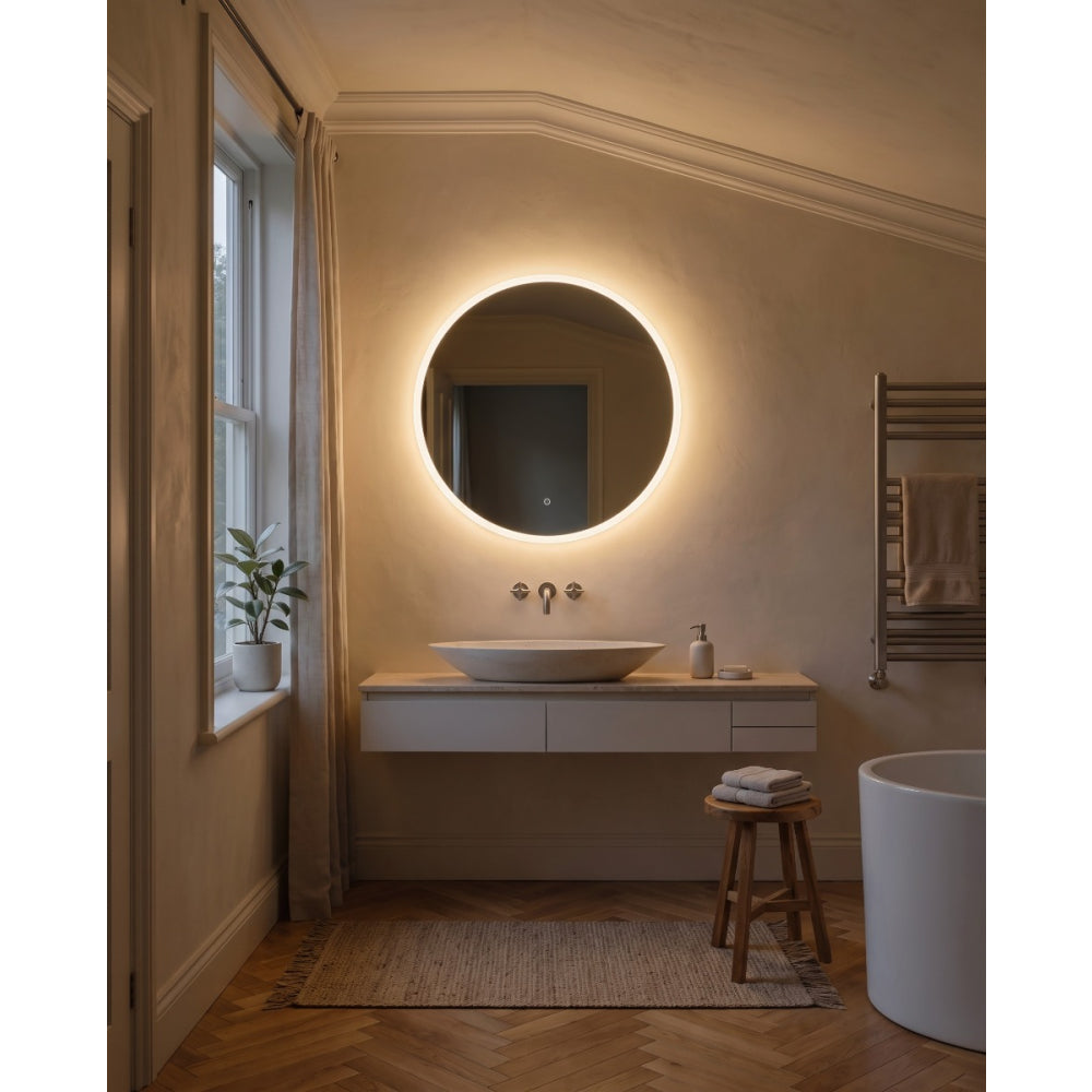 Cleo Round Mirror 80cm