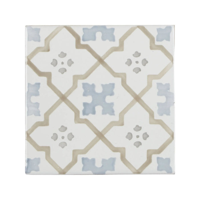 Cordoba, Decor 3, £355.20/M2 Cream Decorative Tiles Sale Porcelain Decorative Tiles Fired Earth