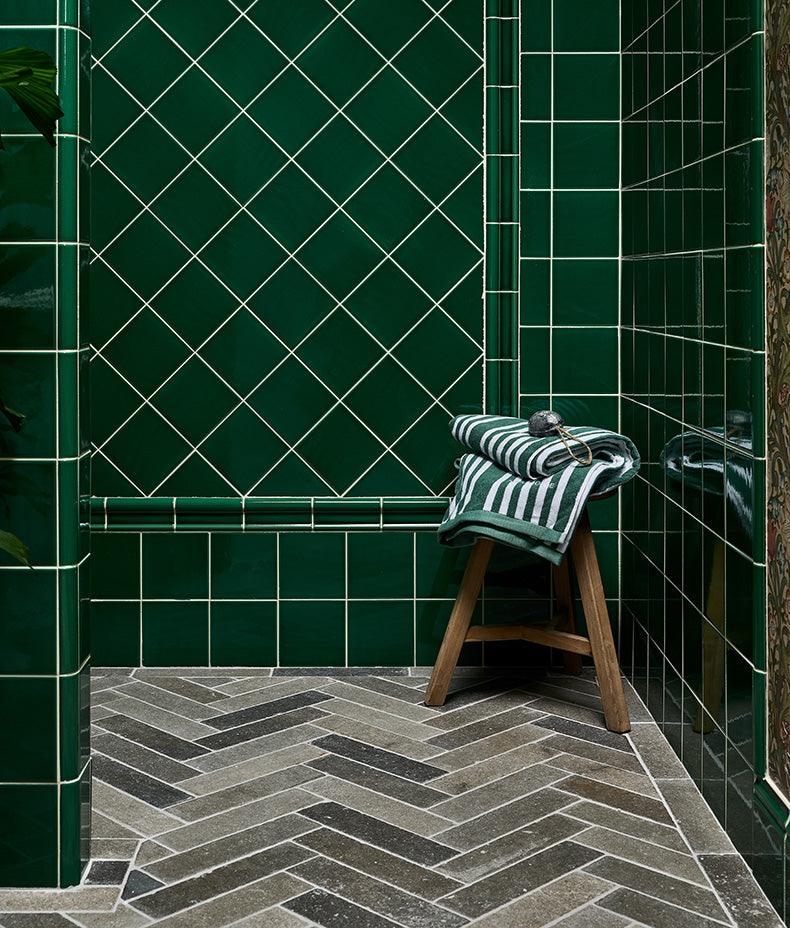 Kimmeridge Limestone Parquet Tumbled & Etched 7.5cm