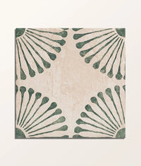 Cuba Porcelain Infantas Green 20x20cm Sample