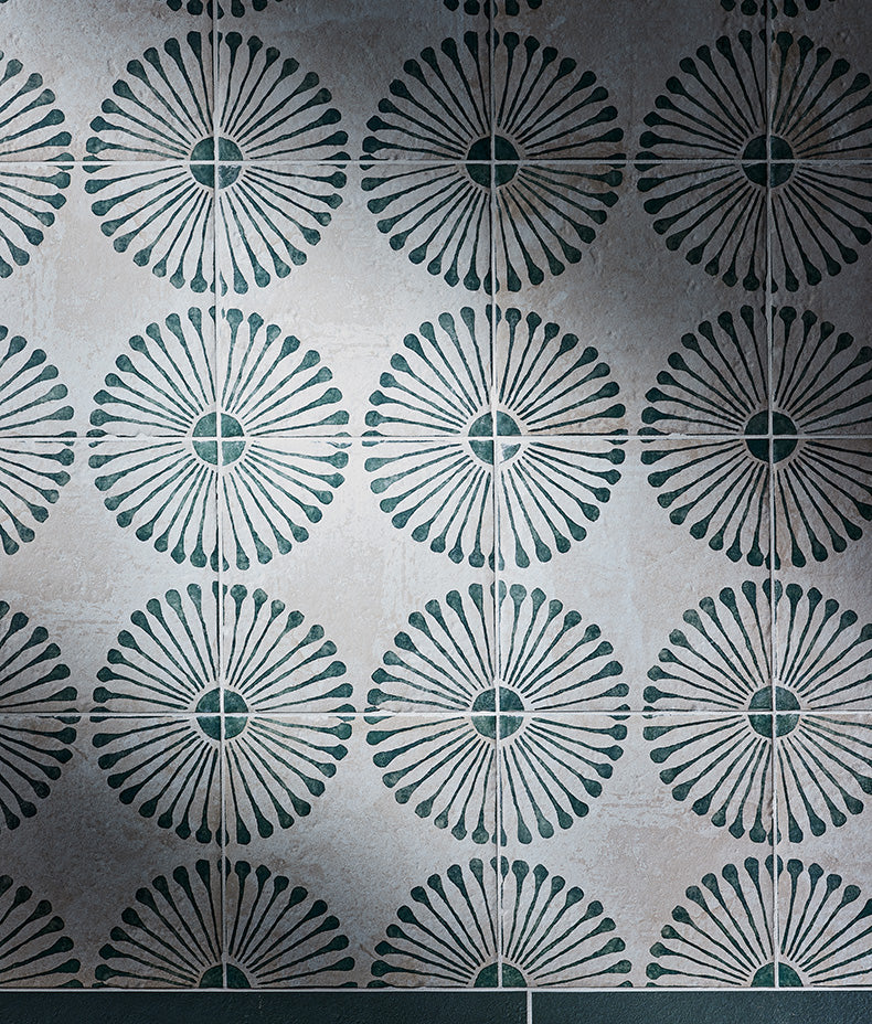 Cuba Porcelain Infantas Green 20x20cm