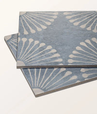 Cuba Porcelain Vedado Indigo 20x20cm Sample