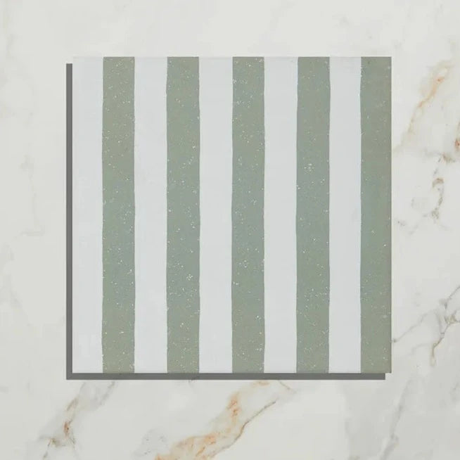 Deck Chair Porcelain Feature, Sage, £79.20/ M2 Decorative Tiles Green Tile Porcelain Decorative Tiles Ca Pietra