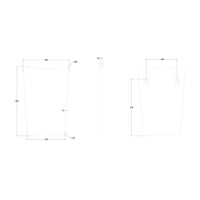 Delphine Curve Mirror 60x90cm - Brushed Nickel