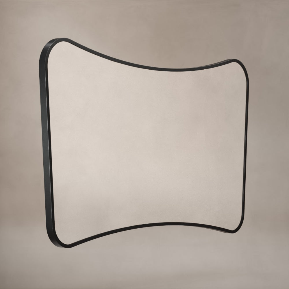 Delphine Curve Mirror 120x70cm - Black