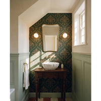 Delphine Curve Mirror 45x70cm - Brushed Brass