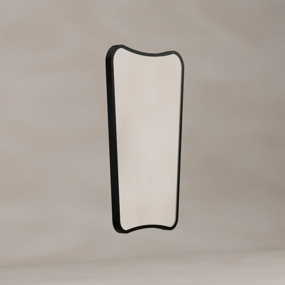 Delphine Curve Mirror 45x70cm - Black
