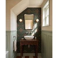 Delphine Curve Mirror 45x70cm - Black