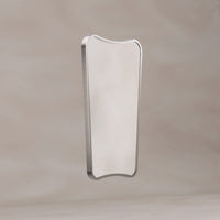 Delphine Curve Mirror 45x70cm - Brushed Nickel