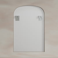 Delphine Overmantel Arch Mirror 60x90cm - Brushed Bronze