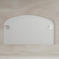 Delphine Overmantel Arch Mirror 120x70cm - Brushed Brass