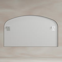 Delphine Overmantel Arch Mirror 120x70cm - Black