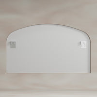 Delphine Overmantel Arch Mirror 120x70cm - Brushed Bronze