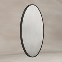 Delphine Oval Mirror 55x80cm - Black