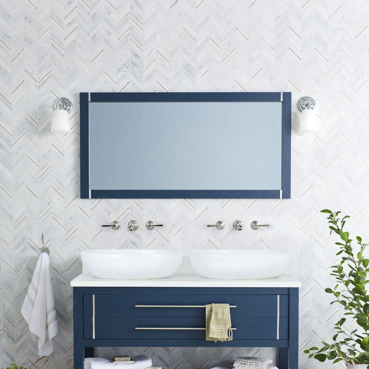 East Hampton, Chevron Mosaic, £165.03/M2 Decorative Tiles Sale Porcelain Decorative Tiles Fired Earth