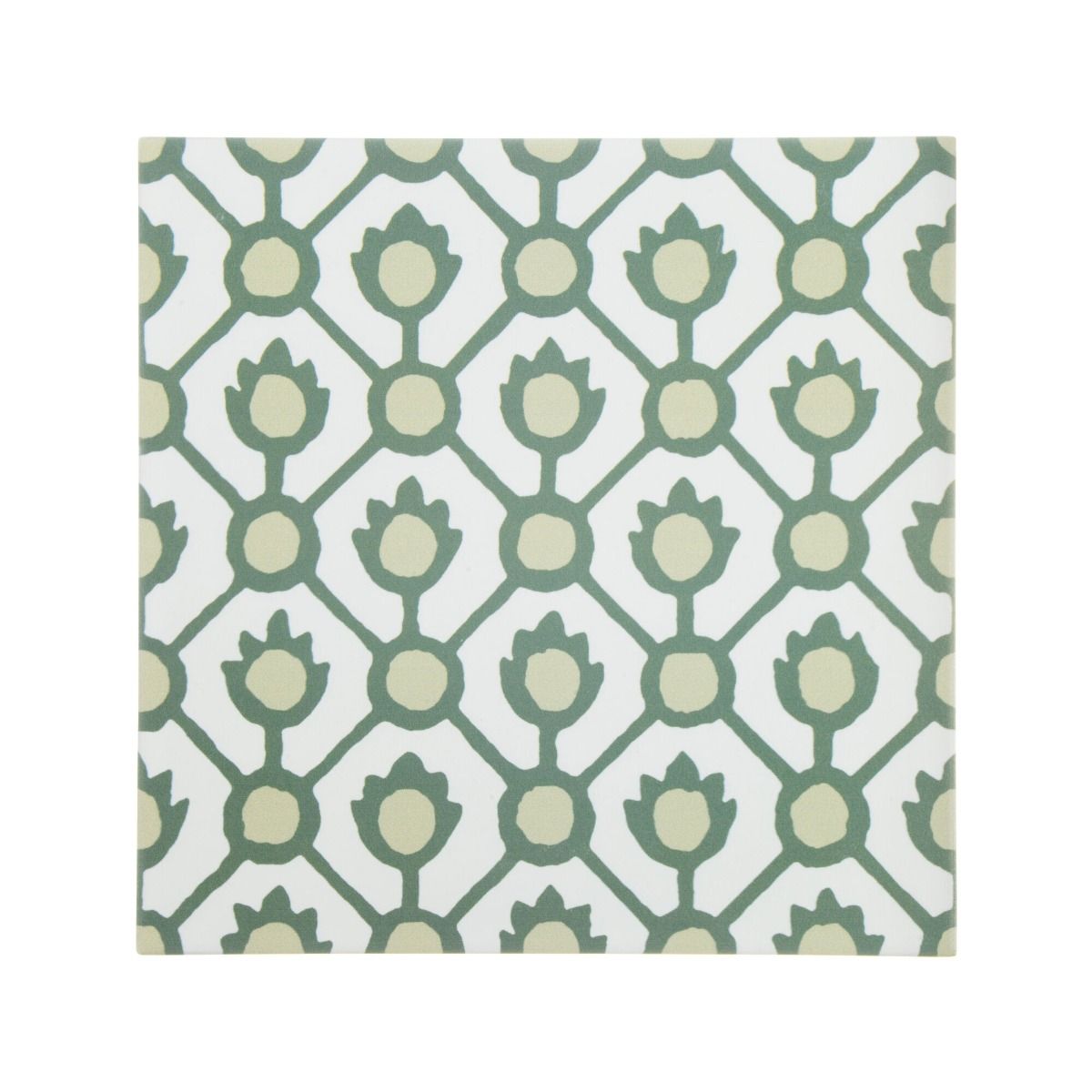Designers Guild, Jaal, Cobalt, £86.70/M2 Green Decorative Tiles Sale Porcelain Decorative Tiles Fired Earth