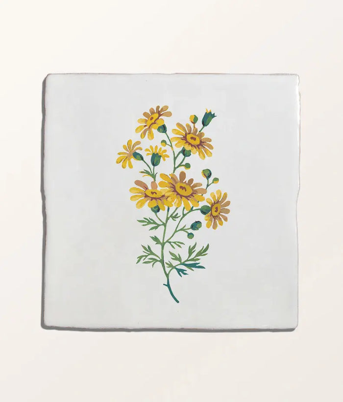 STUDIO Divine Savages The Brambles Golden Marigold Ceramic 13x13cm