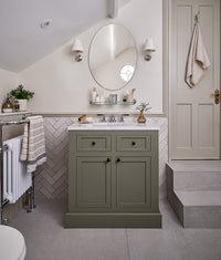 Dorset Porcelain White 80cm