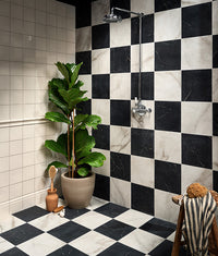East Village Porcelain Nero 29.5x29.5cm Sample
