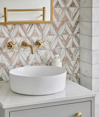 East Java Flamingo Marble Temple Mosaic 35cm Sample