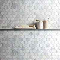 East Hampton, Large Hex, £174.92/M2 Decorative Tiles Sale Porcelain Decorative Tiles Fired Earth