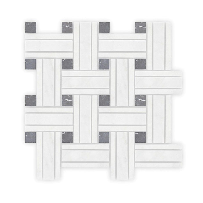 East Hampton, Honed, Lattice Mosaic, £179.06/M2 Decorative Tiles Sale Porcelain Decorative Tiles Fired Earth