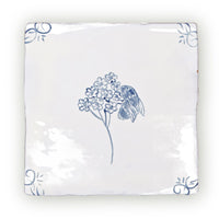 English Delft, Bee Blue Decorative Tiles Sale Porcelain Decorative Tiles Fired Earth